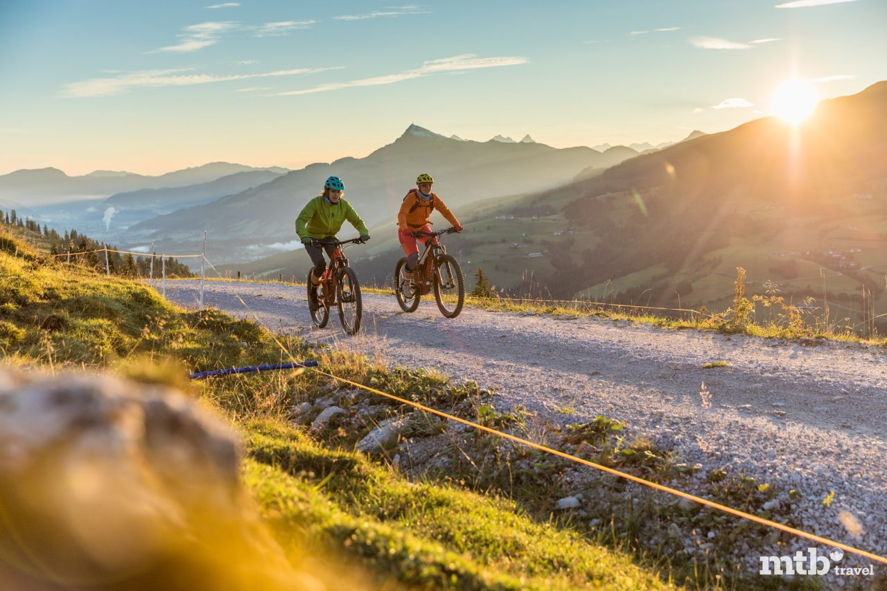 Sonnenaufgang Mountainbike Tour Kitzbüheler Alpen